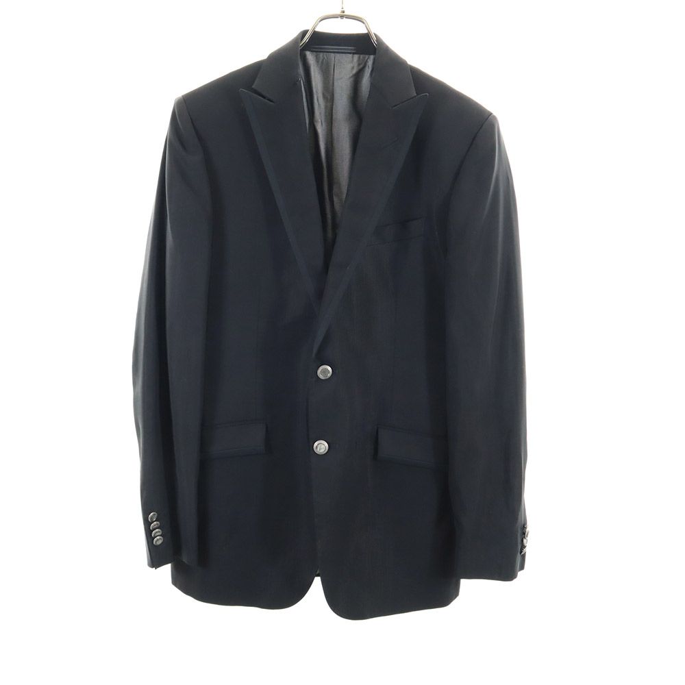 シシーコレクション コルネリアーニ イタリア製 ウールブレンド テーラードジャケット ブラック CC COLLECTION CORNELIANI メンズ