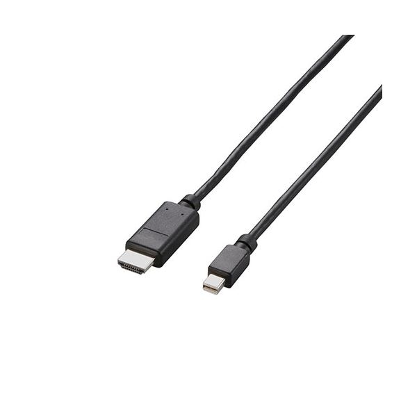 (5個セット) エレコム Mini DisplayPort-HDMI変換ケーブル/1m/ブラック AD-MDPHDMI10BKX5