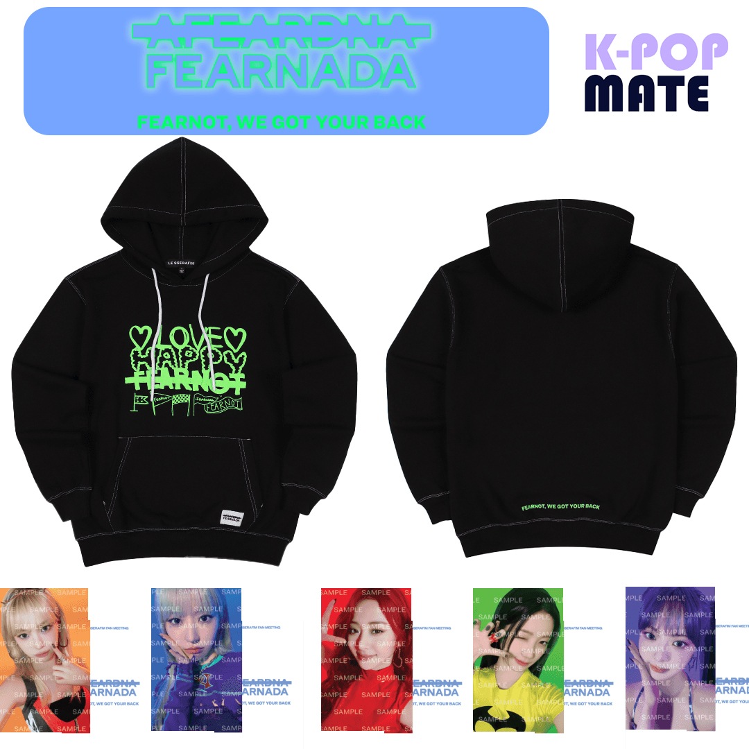 【公式】LE SSERAFIM [ FAN MEETING FEARNADA Official Goods ] / Hoodie / ルセラフィム / 公式グッズ / 正規品