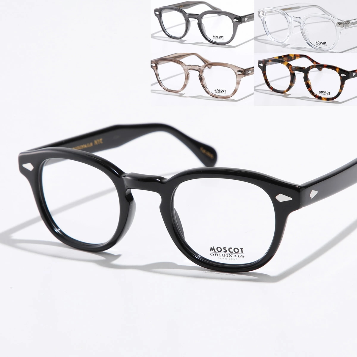 MOSCOT モスコット メガネ LEMTOSH レムトッシュ レディース ウェリントン型 クリアフレーム めがね 眼鏡 伊達メガネ アイウェア カラー5色