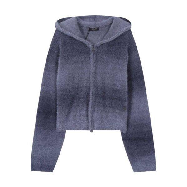 [] 女性) 羽シャ フード付きニットカーディガン (B254KC880P) [P003754470]