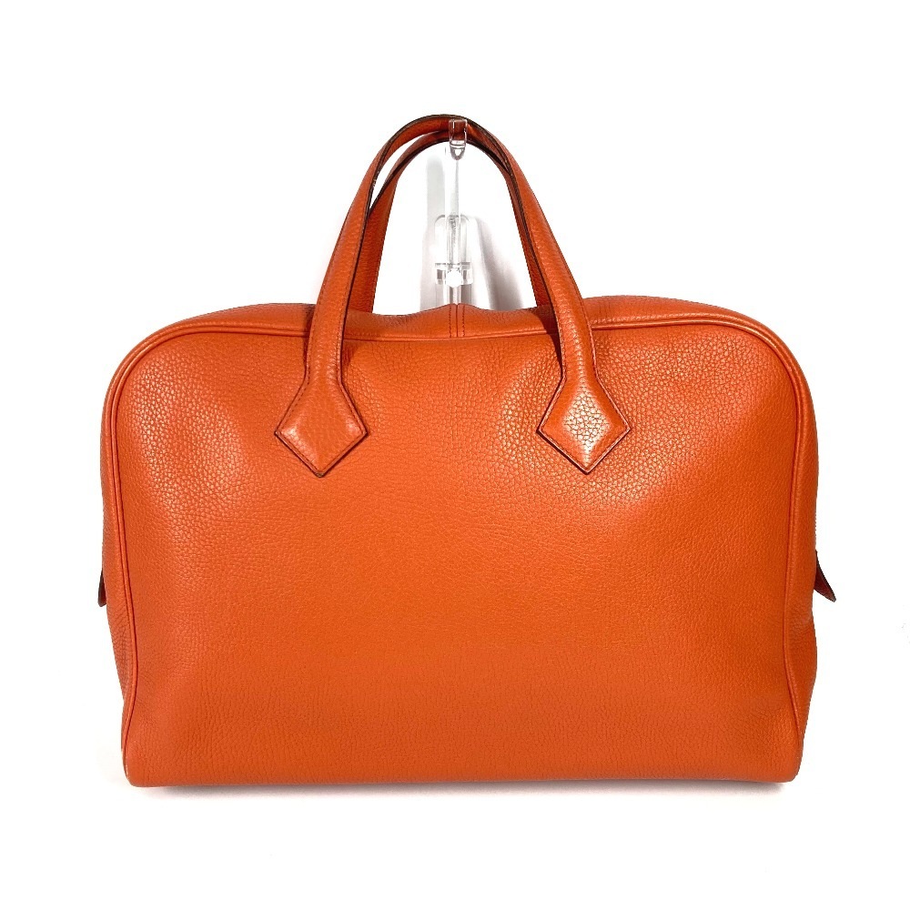 ボストンバッグ ヴィクトリア40 ビクトリア トラベルバッグ 旅行バッグ カバン ハンドバッグ ビジネスバッグ トリヨンクレマンス オレンジ