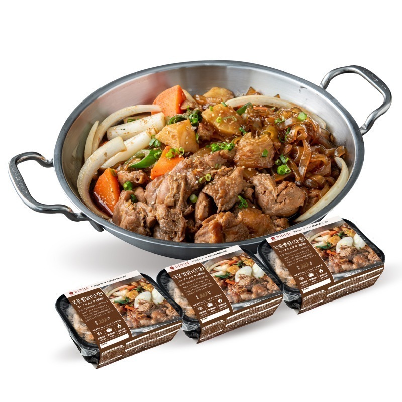 スープチムタク(醤油) × 3個 900g 韓国食品 お取り寄せ 冷凍食品 ミールキット　 メガ割