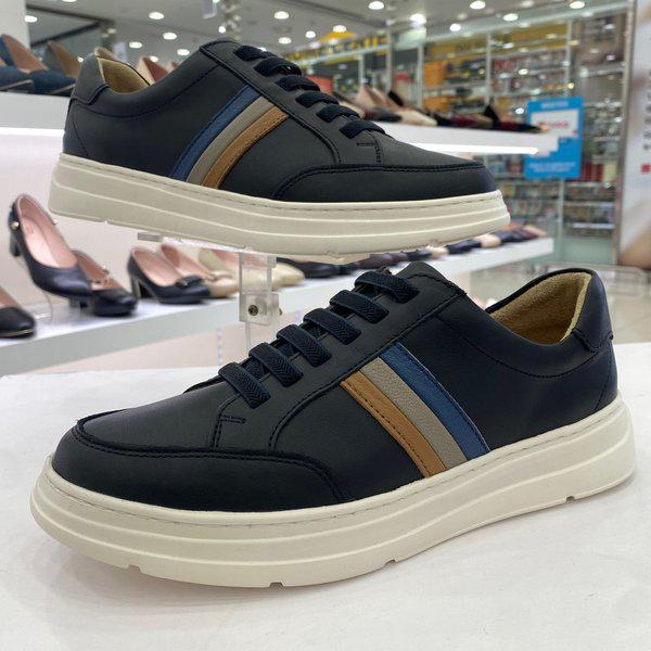 男性軽量バンディングスニーカー YAESZH243BK HSIS1A GN