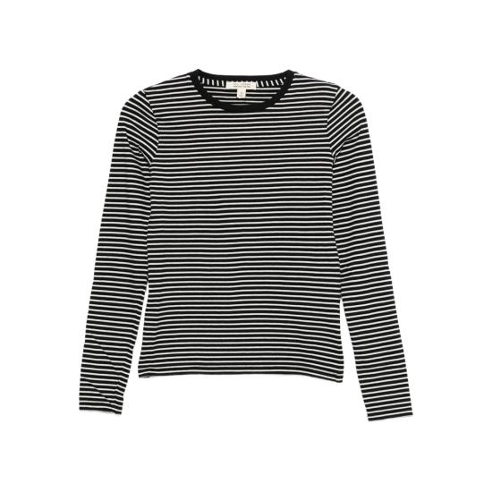 NILI LOTAN Women Tops 13462 K217 SIMONE BKIVO BLACK WHITE