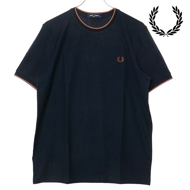 メール便 クレープ ピケ Tシャツ [M8585-795] CREPE PIQUE T-SHIRT メンズ トップス 半袖 鹿の子 NAVY 正規取扱店
