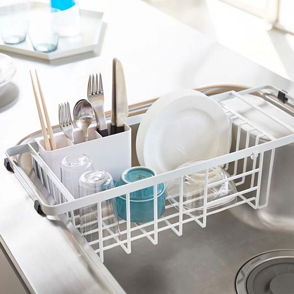水切りかご シンク内 伸縮式 山崎実業
