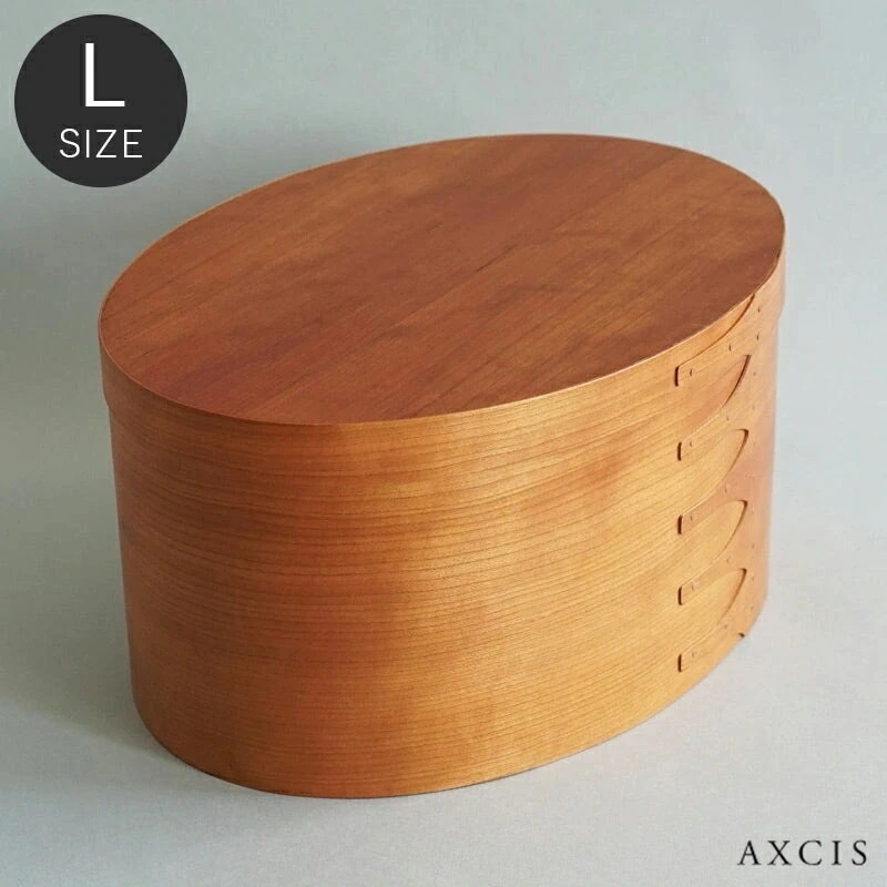 シェーカー オーバルボックス シェーカーボックス Lサイズ 木製 収納 収納ボックス チェリー材 天然木 カフェ キッチン雑貨 キッチン 台所 おしゃれ モダン アンティーク 北欧 ビンテージ北欧 9,266円