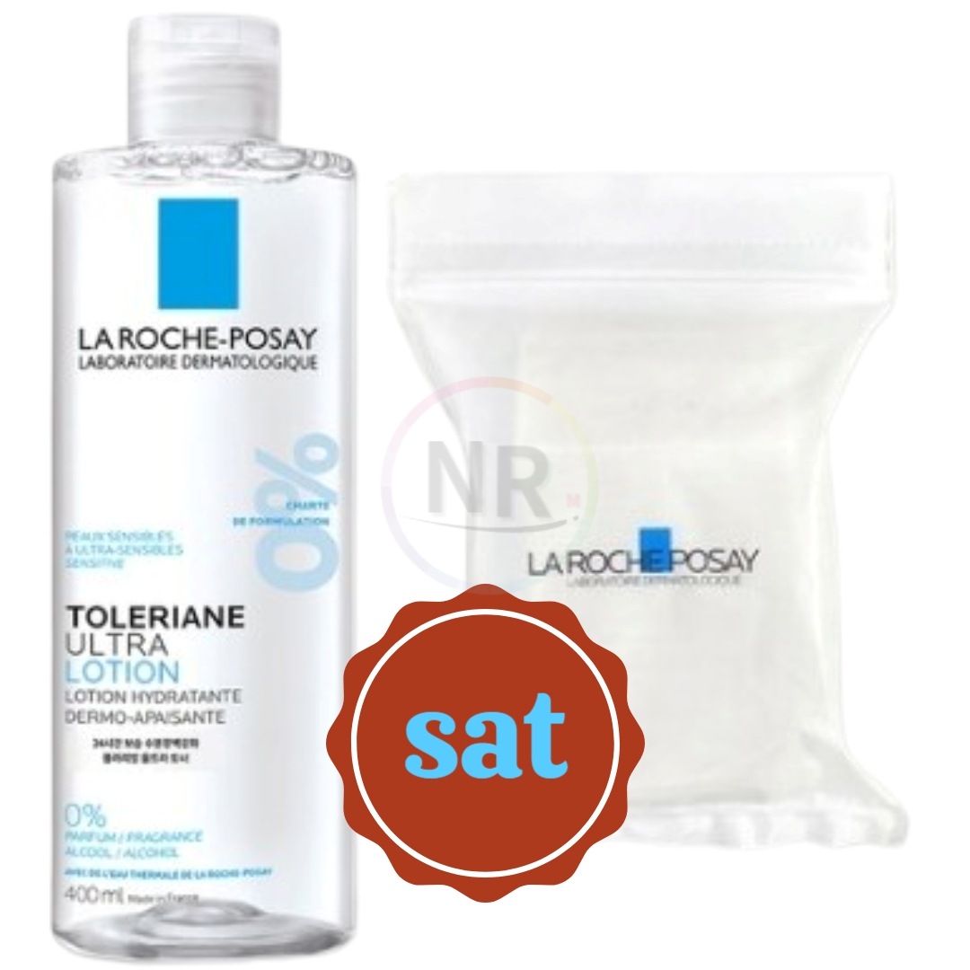 (SET) TOLERIANEウルトラローション 400ml + 化粧綿 30枚