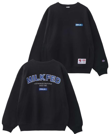 トレーナー XCHAMPION SWEAT TOP レディース BLACKトレーナー