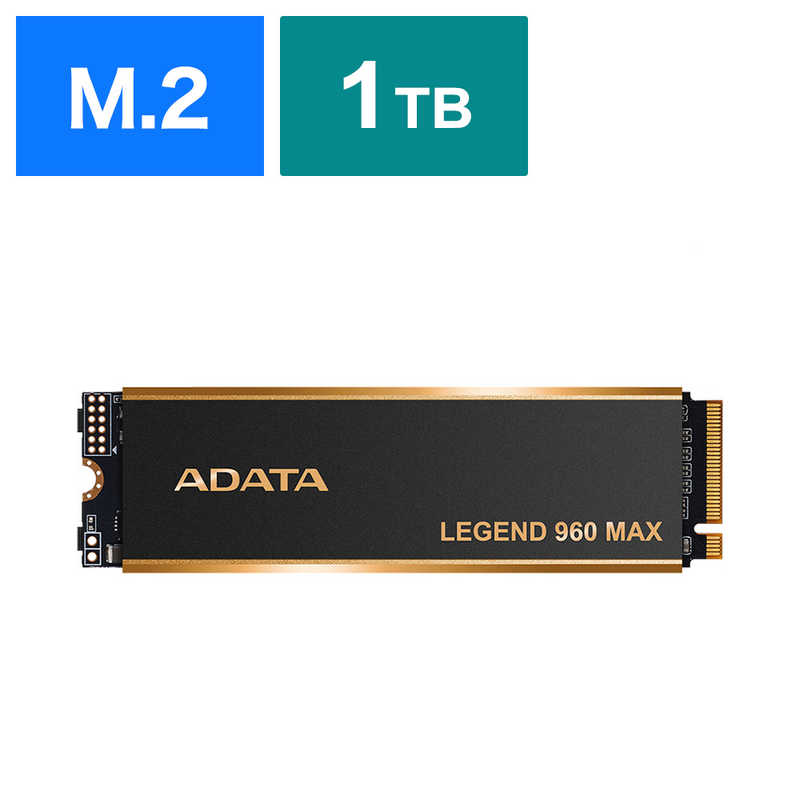 ADATA　内蔵SSD PCIExpress接続 LEGEND 960 MAX ［1TB /M.2］バルク品　ALEG-960M-1TCS