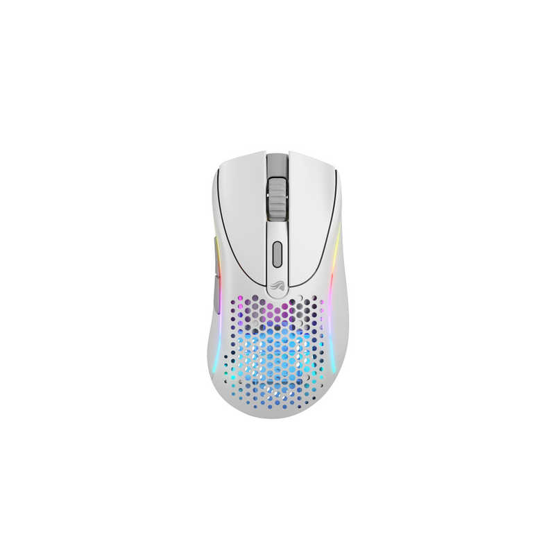 GLORIOUS　ゲーミングマウス Glorious Model D 2 Wireless ［ 有線/無線(ワイヤレス) / 6ボタン ］ Matte White　GLO-MS-DWV2-MW