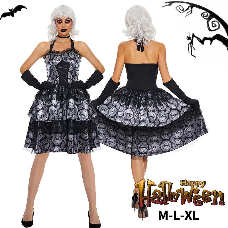 【激安開催！】ハロウィン コスプレ ゾンビ 花嫁 ヴァンパイア 吸血鬼 コスプレ ハロウィン 悪魔 魔女 コスプレ 海賊 衣装 ヴァンパイア 吸血鬼 コスチューム ホラー bride 大人用 レディー
