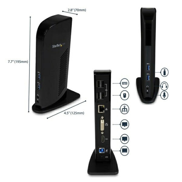 StarTech.com [USB3SDOCKHD] USB3.0接続ドッキングステーション Mac