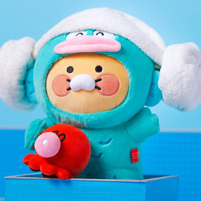 Qoo10] カカオフレンズ ハンギョドン X フレンズ 中型 ぬいぐ