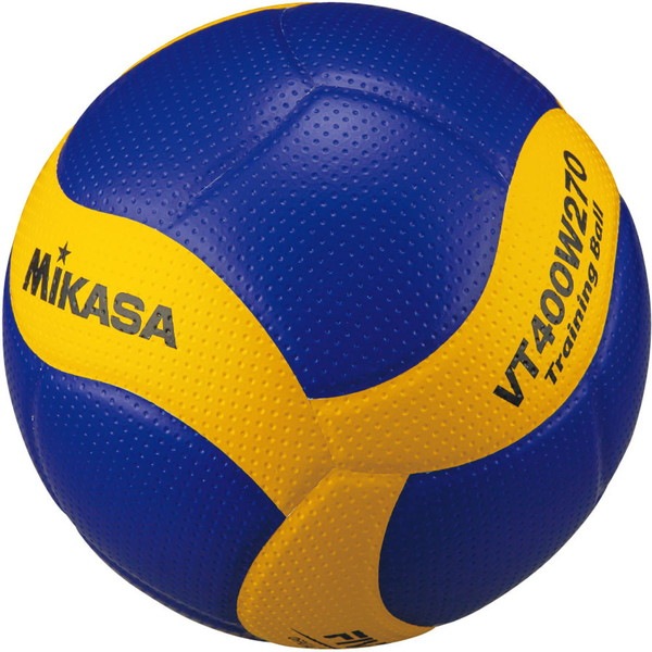 ミカサ MIKASA バレー4号 トレーニング270g 青 黄 VT400W270 バレー ボール VT400W270