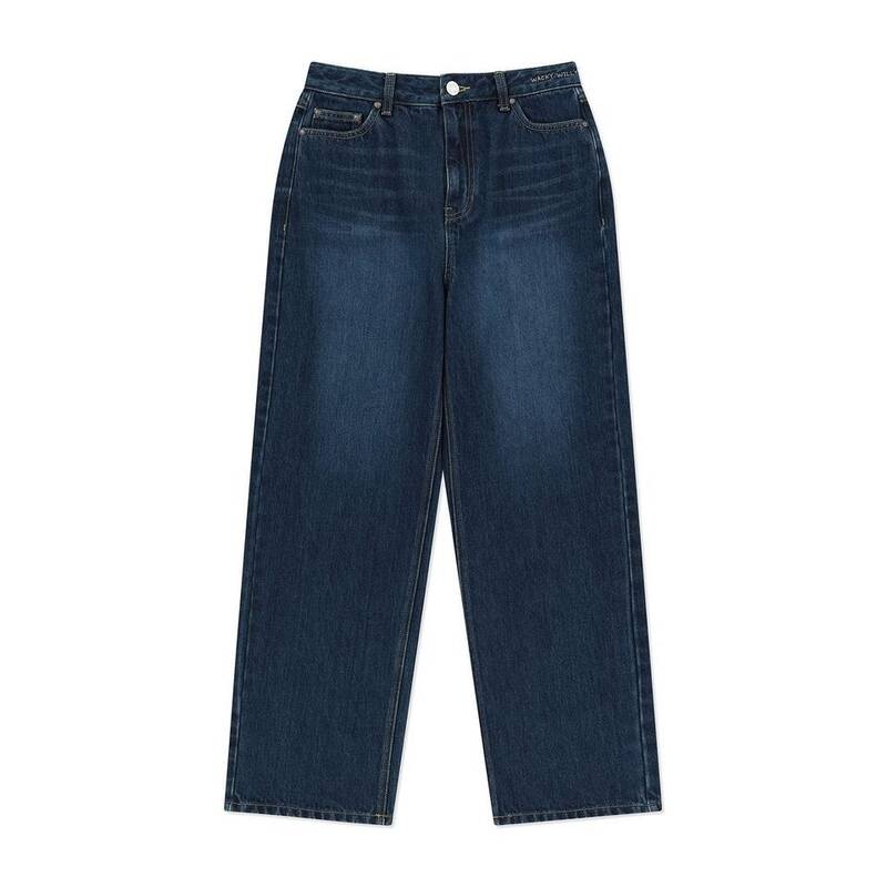 ワッキー・ウィリー WACKY WILLY レディース セミワイド デニムパンツ ブルー WA2501PT63BL 345968