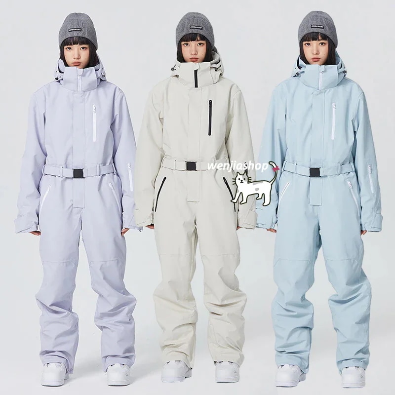 【急速出荷!】スノーボードウェア つなぎ 上下セット メンズ レディース 男女兼用 2023 2024新作 パンツ ジャケット スノボウェア スノーウェア スキーウェア スノボーウェア 韓国風 防風