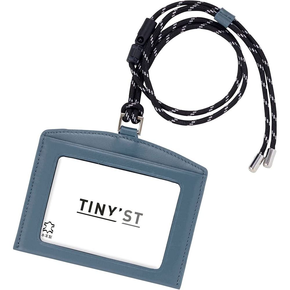 （まとめ買い）タイニスト IDカードケース ネイビー NP1080K [x3]