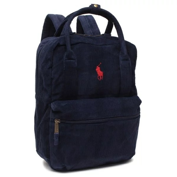 リュック バックパック ネイビー レッド レディース POLO RALPH LAUREN 9AR100 BCV