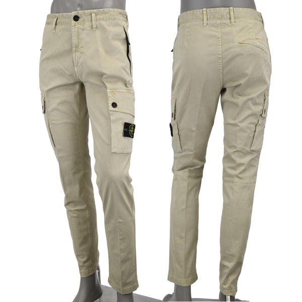 STONE ISLAND ストーンアイランド STRETCH ORGANIC BROKEN TWILL COTTON/カーゴ パンツ/K2S15 3100034.S00L1 V019A