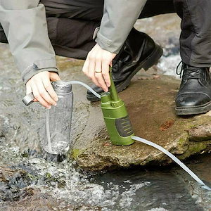 携帯浄水器 アウトドア浄水器 濾過器 浄水ボトル 浄水器 アウトドア 水ろ過装置 災害用浄水器 直飲み