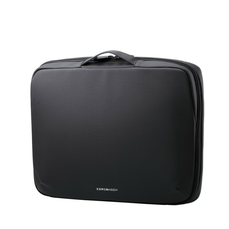 エレコム パソコンケース 15.6インチ ハンドル付 PCバッグ 衝撃吸収 【 ~15.6インチ MacBook Chromebook Lenovo など 収納可 】 ダブルファスナー ZEROSHO