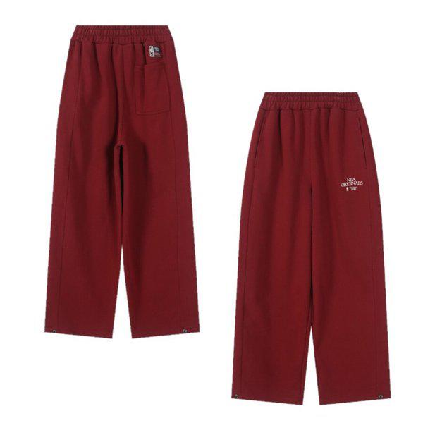ストレートオーバーフィットパンツ（バーガンディ）N254TP051P_s