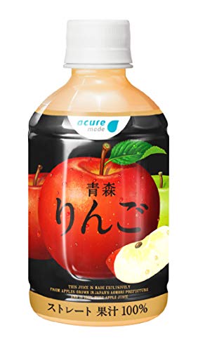 アキュアメイド 青森りんごストレート 280ml*24本