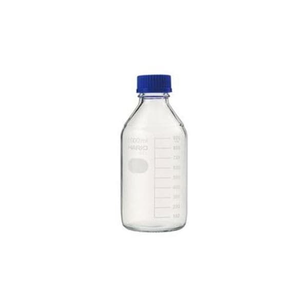 （まとめ）ねじ口瓶（青蓋付 HARIO） 1000mL [x5セット]その他