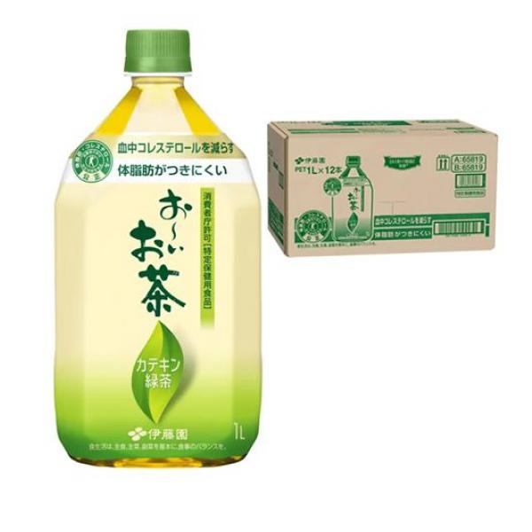 伊藤園 おいお茶(おーいお茶) カテキン緑茶 トクホ PET 1L× 12本入