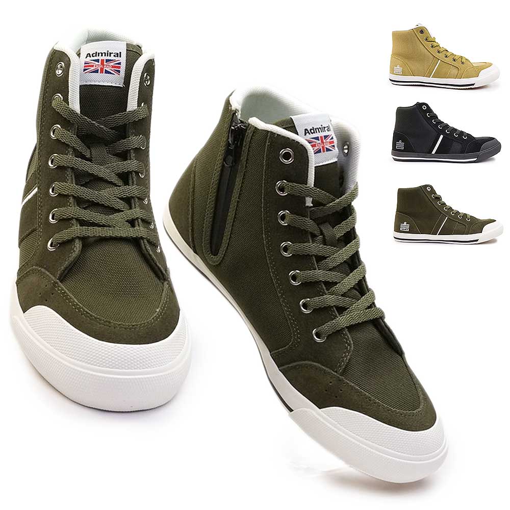 ユニセックス スニーカー イノマー HI AD603 ハイカット ファスナー ジップ メンズ レディース リニューアル ユニオンジャック 薄底 7,977円