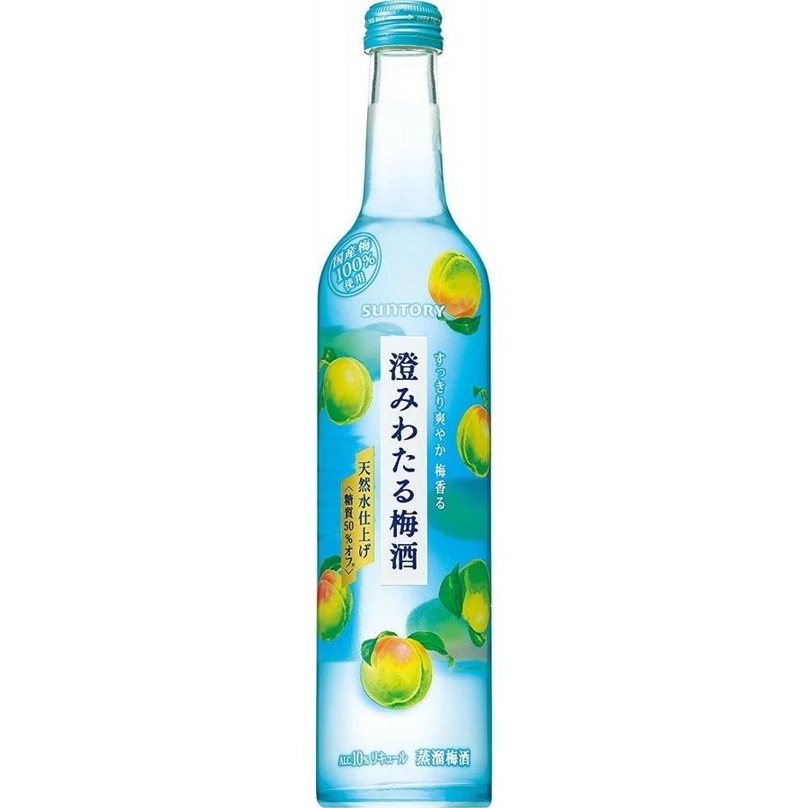 【送料無料】サントリー 澄みわたる梅酒 500ml12本【北海道沖縄県東北四国九州地方は必ず送料が掛かります】 5,756円