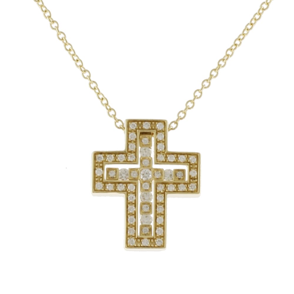 ダミアーニ ベルエポック ダイヤモンド ネックレス 18金 K18イエローゴールド ダイヤモンド Damiani 中古 美品