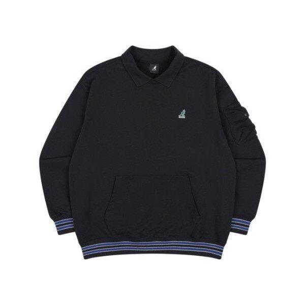 長袖Tシャツ CQK KQFC-RT17630BK カレッジアスリートスウェットシャツ 1763 ブラック