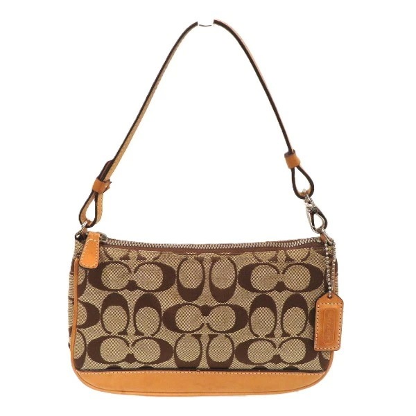 コーチ COACH シグネチャー 6094 バッグ ポーチ レディース【中古】