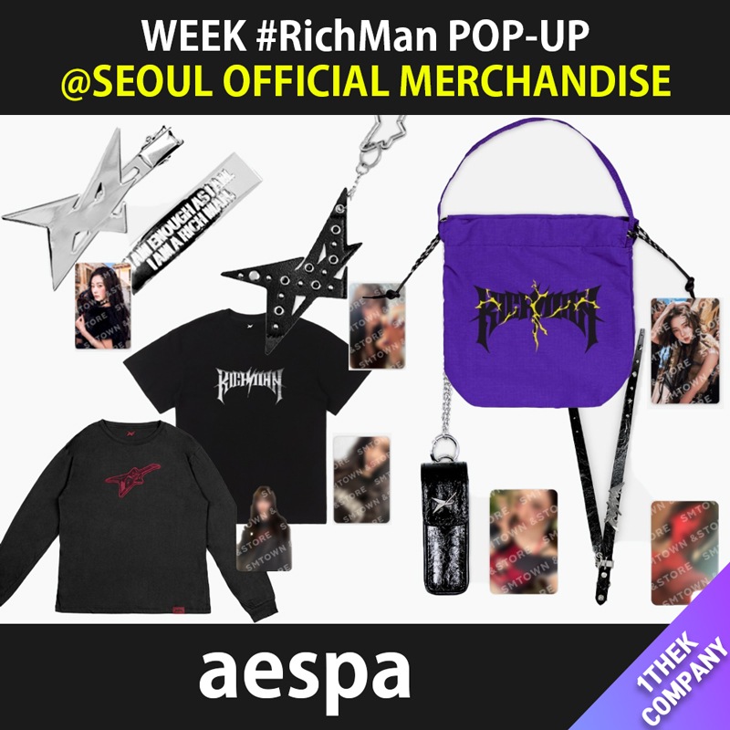 [購入金額特典]（商品選択-4）aespa WEEK RichMan POP-UP SEOUL OFFICIAL MD