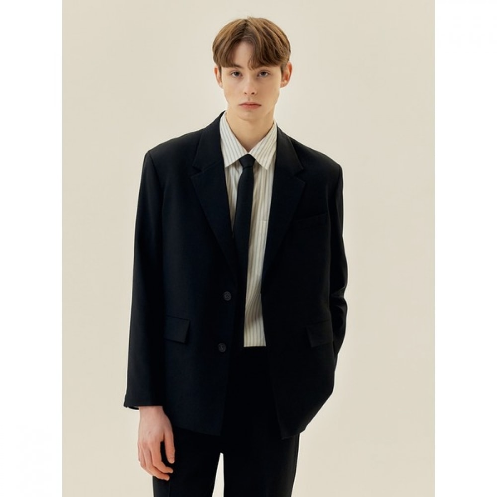 [マインドブリッジ] オーバーフィットツイルジャケット_2色