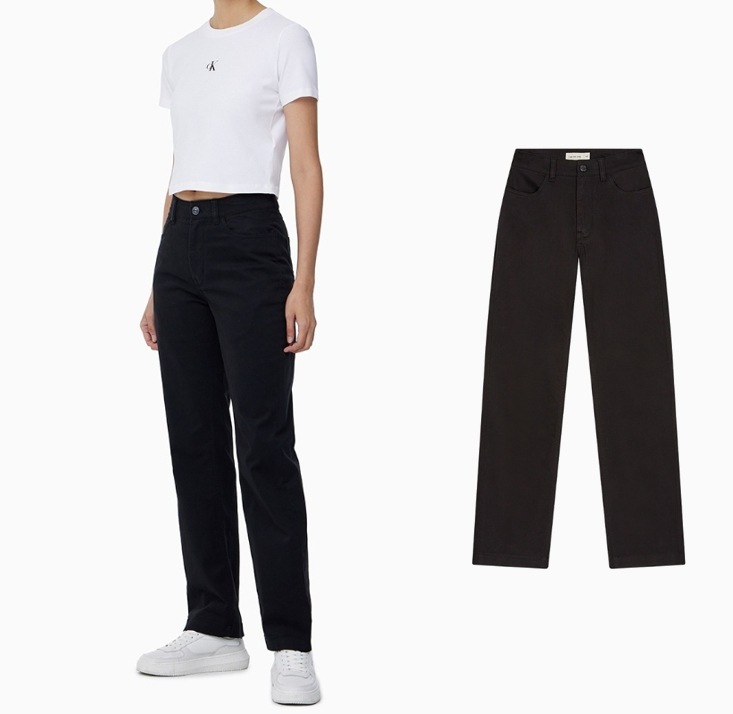 High Rise Straight pants (J224852-BEH) 14,026円