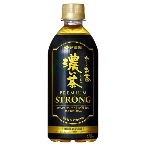 お～いお茶 濃い茶 プレミアムストロング PREMIUM STRONG 470ml 48本