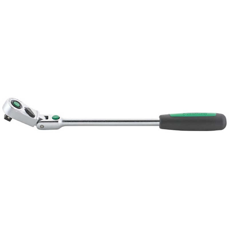 STAHLWILLE　3/8SQ 80ギア フレックスラチェットハンドル　452QR