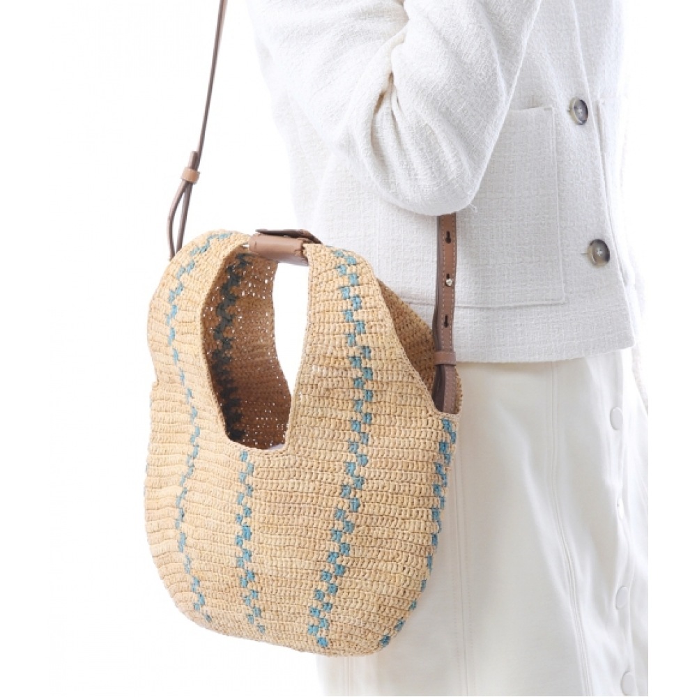 ヘレンカミンスキーアクエリアスミニホーボー-ナチュラル/シーグラス (BAG51904) 無料 (ナチュラル/シーグラス)