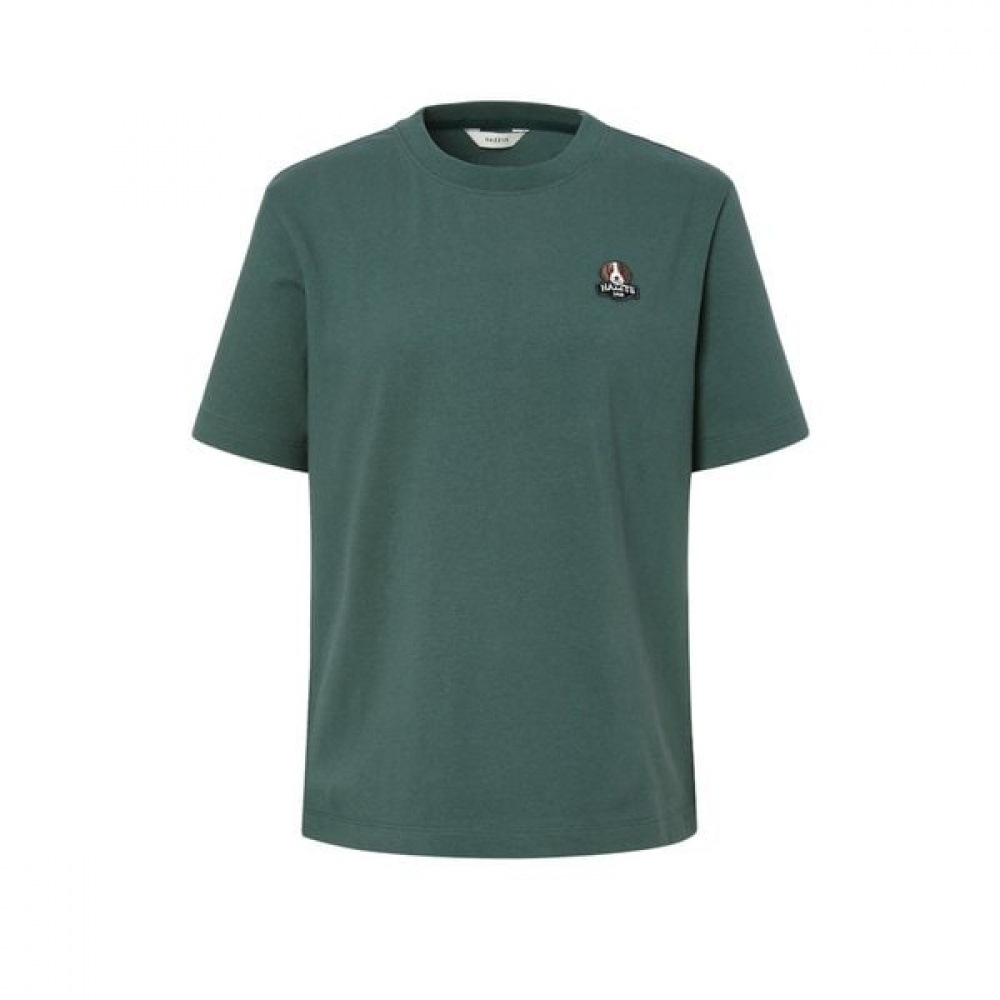 [25SS] [ハジーハリー] ショートスリーブクルーネック T シャツグリーン HSTS5BL51E2