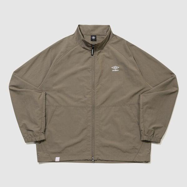 クラシック スタンネック ウォームアップ ウィンドブレーカー ジャケット DEEP BROWN UR121CJK31 DBR1