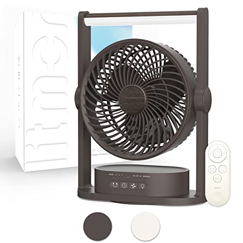 コードレス サーキュレーター DCモーター 充電式 静音 リモコン付き モバイル パワフル送風 木目調 冷暖房 コードレス扇風機 首振り 換気 空気循環 タイマー 省エネ 3in1 高輝度LEDライト
