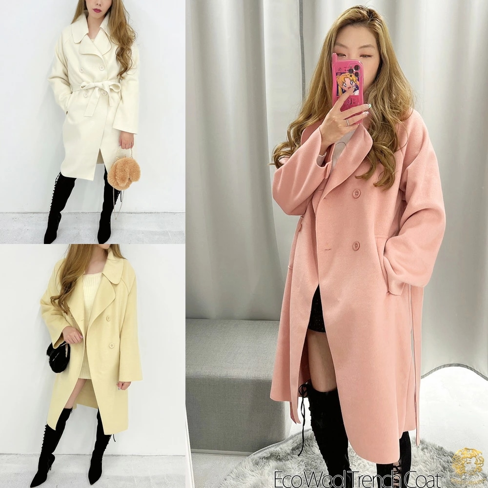 【国内発送】トレンチコート ロング 冬 コート 冬 ロング ロング丈 レディース アウター トレンチコート 123-7509