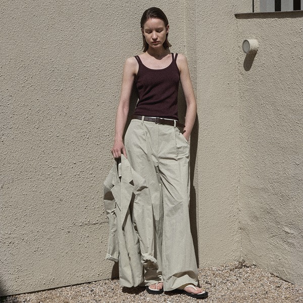 (PT-5529)BIEN SET-UP WIDE TUCK PANTS 8,284円