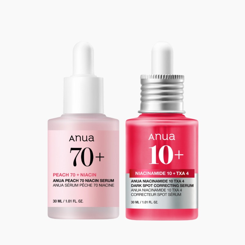 ブライトニング ブースター セット（ピーチ ナイアシン セラム30mL＋TXA ダークスポット コレクティング セラム30mL）透明感 トーンアップ 美容液セット