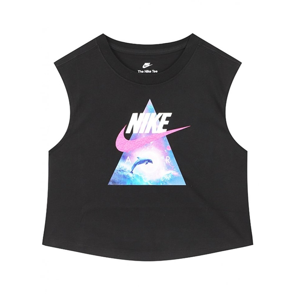 Nike W ノースリーブナシティNSW マッスルクロップタンクトップ
