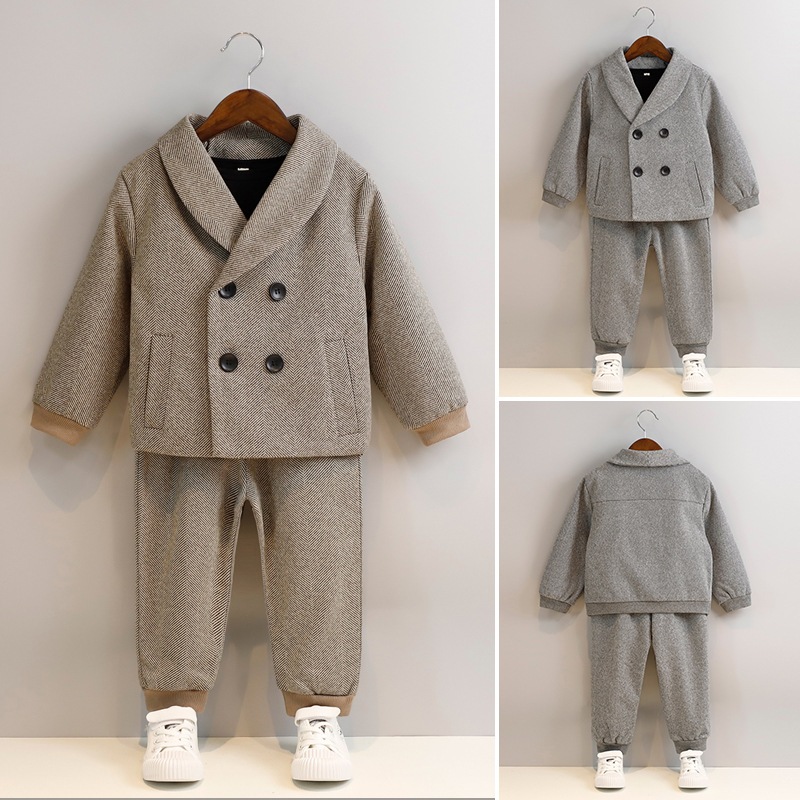 子供用 カジュアル スーツ セット スーツ 赤ちゃん フラワーボーイ 礼服 1歳 誕生日 発表会 衣装